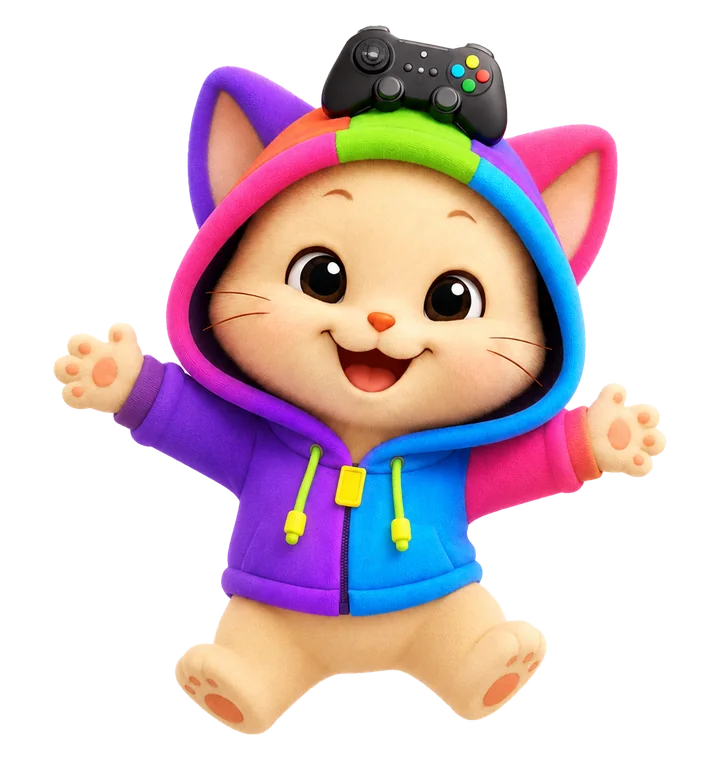 Kiwi gamer saltando con entusiasmo